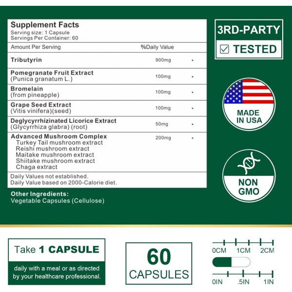 Tributyrin - nutritional information